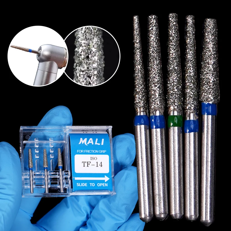 

3PCS Extra Fine Dental Diamond Burs Polisher Drill Tools Speed Handpiece Polishing Dentistry Materials TF1.6mm