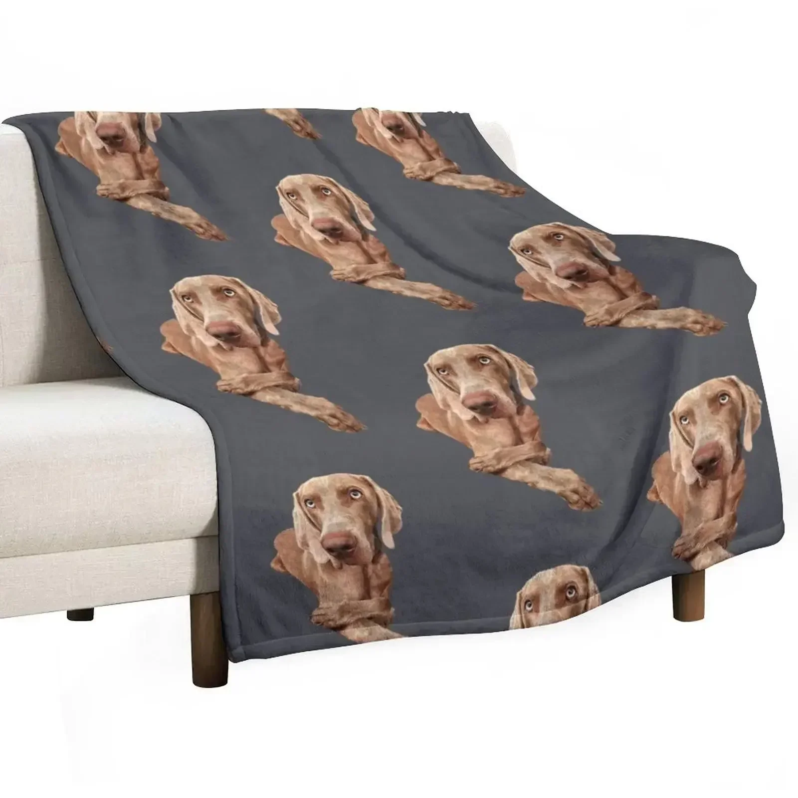 Weimaraner Throw Blanket Travel For Baby blankets and throws Blankets