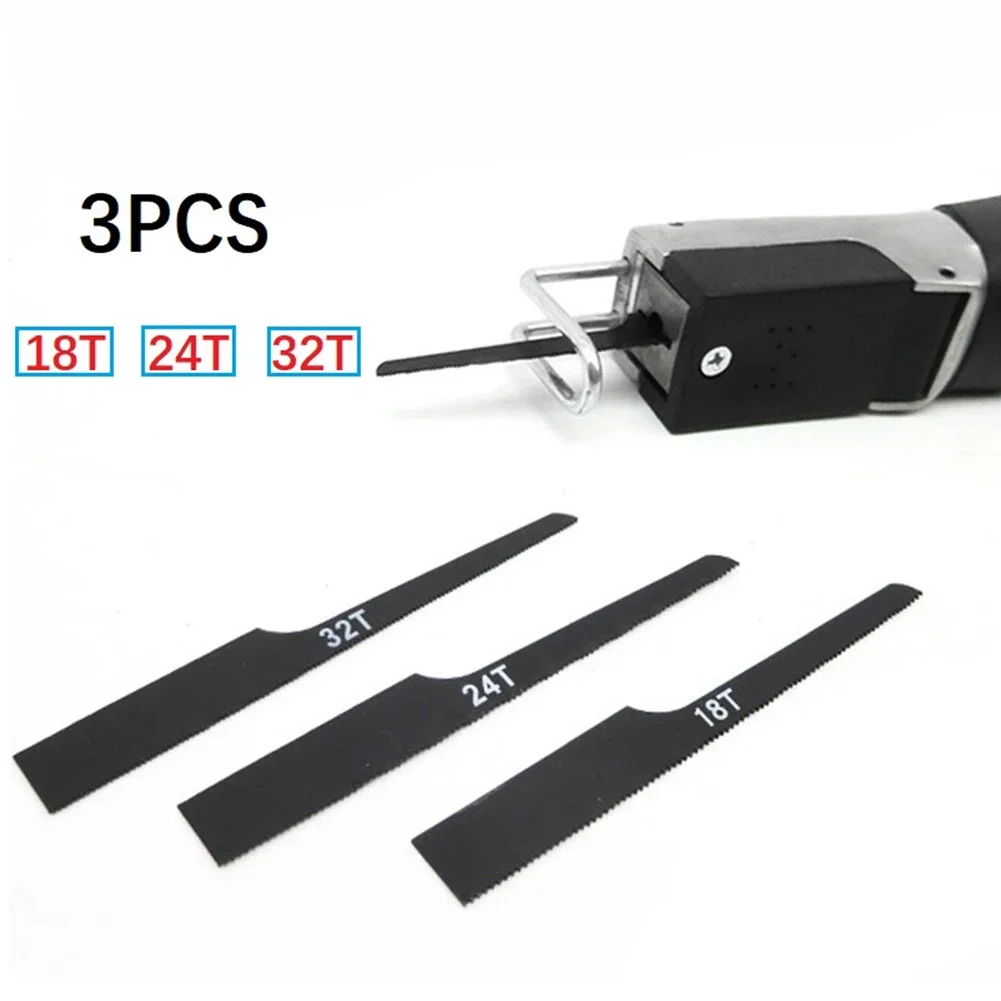 Pneumatic Saw Blades Suitable For Air Tool 18T 24T Air Saw Blade Black File Saw Tool Pneumatic Saw Blade 3pcs New Practical