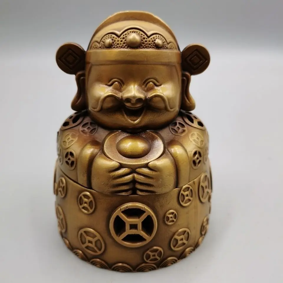 

Медная статуэтка-курильница «Бог богатства» (Гуань Гуань) — Декор для офиса и дома, подарок, украшение для стола