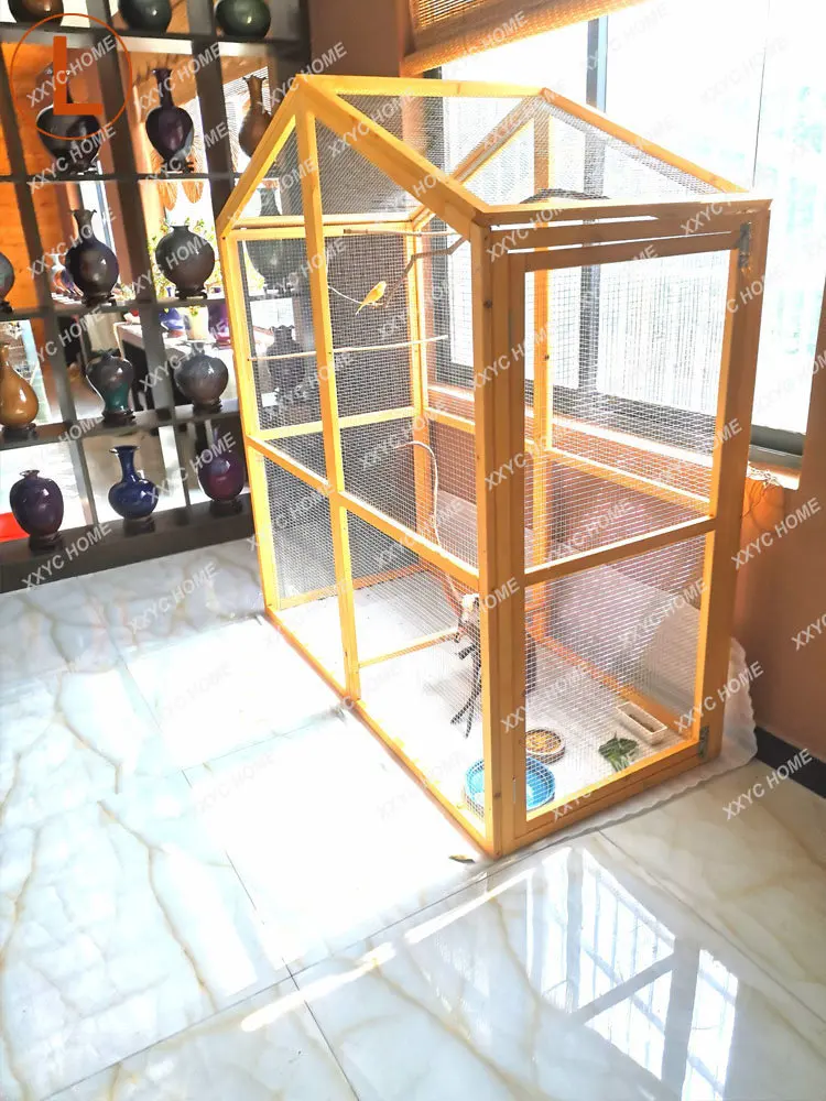 Chicken Cage Pet Cage Duck Coop Pigeon Rabbit Cage Net Frame Indoor and Outdoor Cat Dog Cage Chicken Coop House