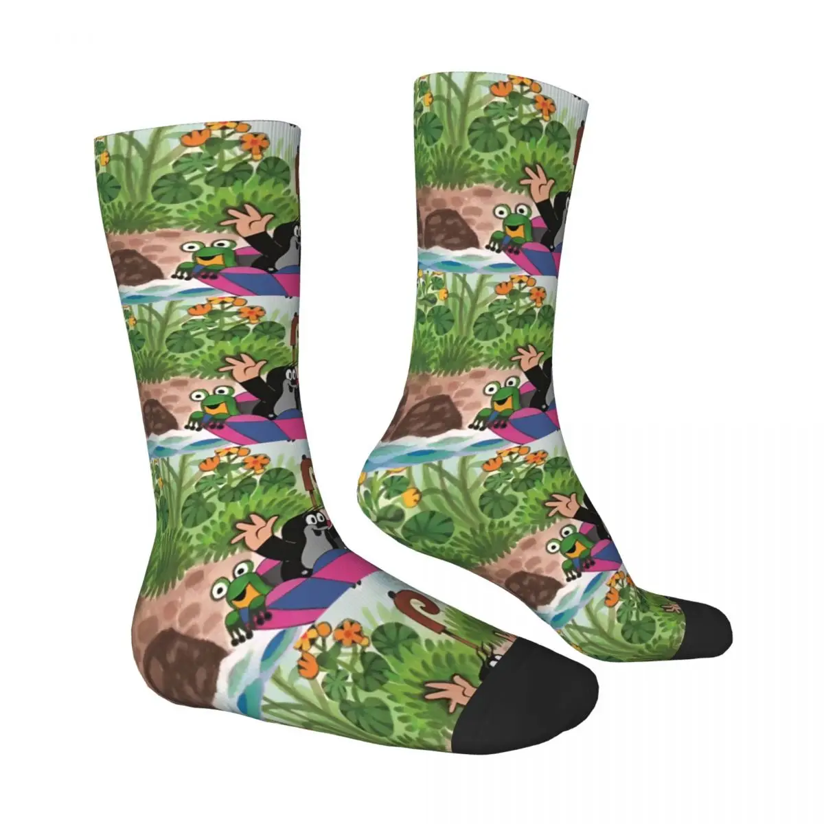 Krtek The Little Mole Stockings Pattern Modern Socks Winter Anti Bacterial Socks Couple Outdoor Sports Breathable Socks