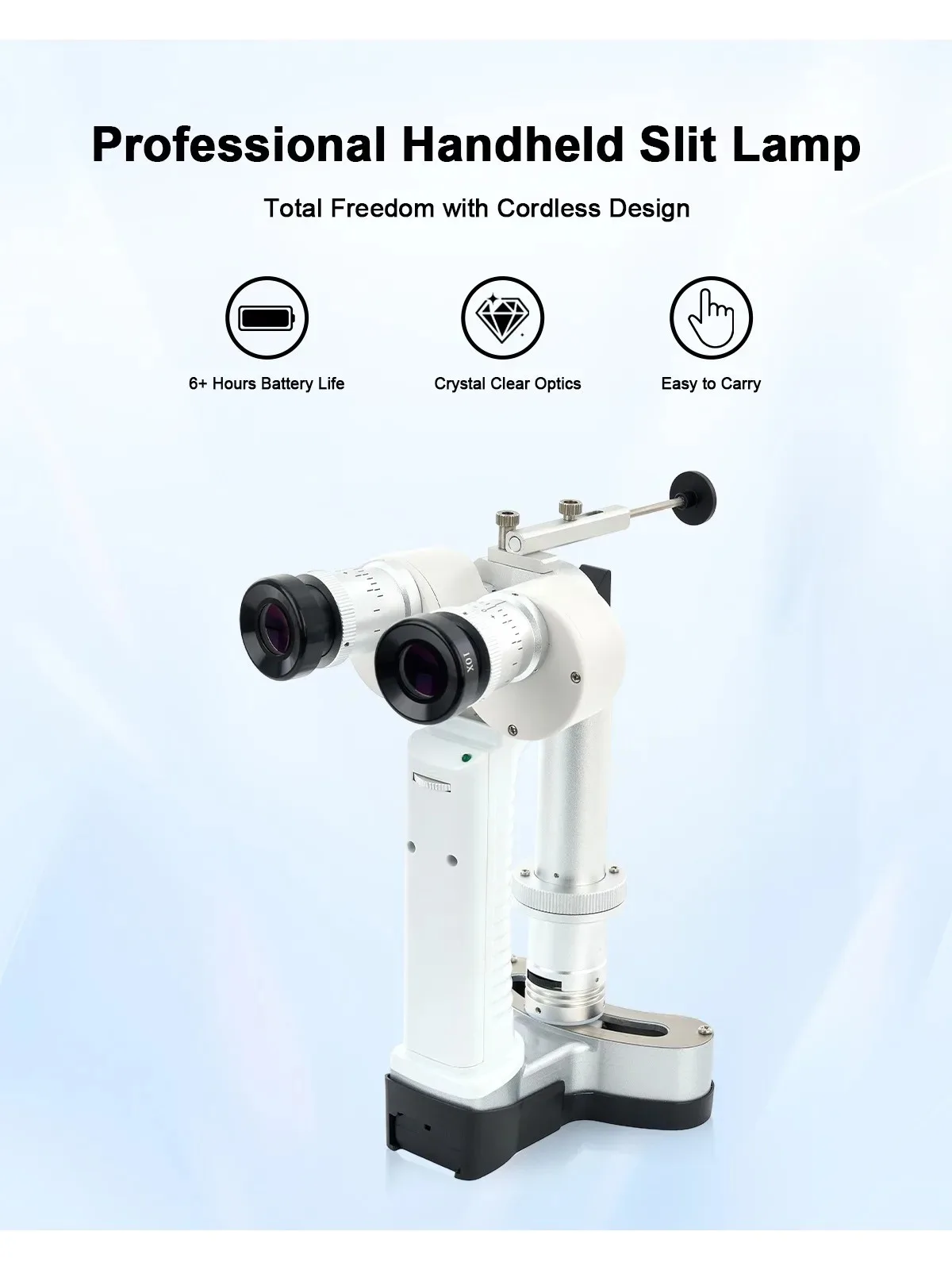 Aist Human and Vet Pet Veterinary Animal Hospital Ophthalmic Eye Check Portable Slit Lamp Microscope Ophthalmology Handheld
