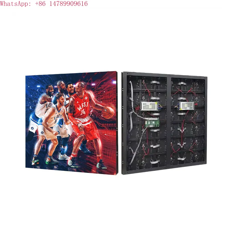 

Simple Iron Cabinet Fixed LED Screen Display P2 P2.5 P3 P4 Modular Panel 960x960 mm Front Maintenance Led Wall Billboard