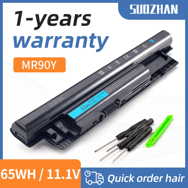 

SUOZHAN MR90Y 65Wh 11.1V Laptop Battery For DELL Inspiron 3421 3721 5421 5521 5721 3521 3437 3537 5437 5537 3737 Vostro 2421 252