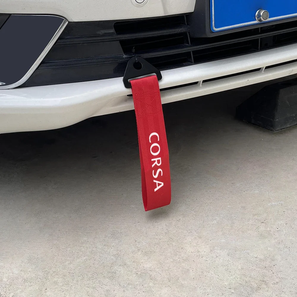 Car Bumper Trailer Towing Ropes Accessories For Opel Corsa C D E F A B Gsi 1.6T OPC Line 1.4T Turbo Corsavan 2004 2007 2008 2011