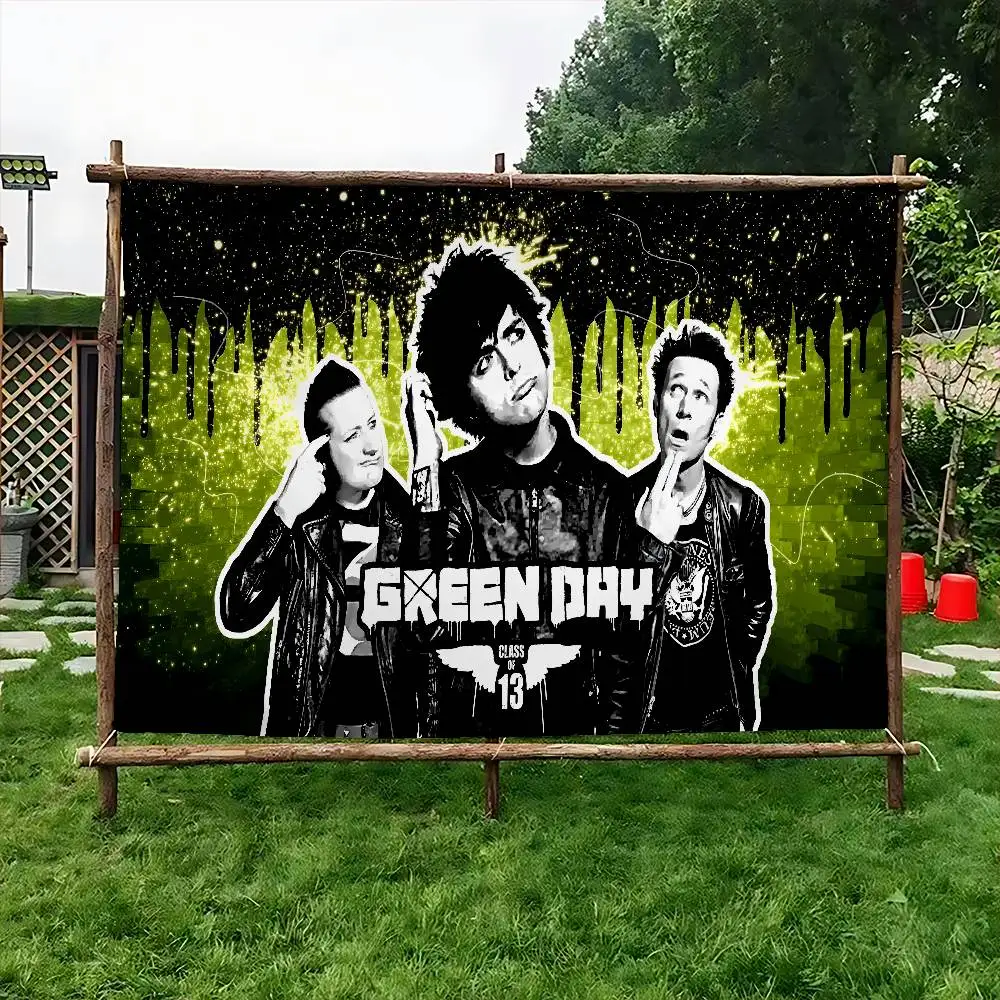 D-Day I-Idiot Anime Hot Theme A-American G-Green Singer DIY Flag For Family Group Photo Living Room Home Dorm Decor Wall Art
