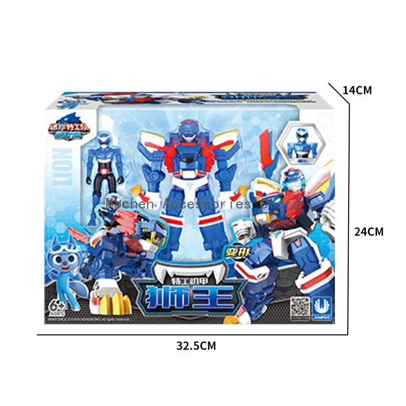 

2025 Mini Force Wild Power Transformation Robot Model ornaments Gifts Toys Action Figures MiniForce X Deformation Dinosaur Toys