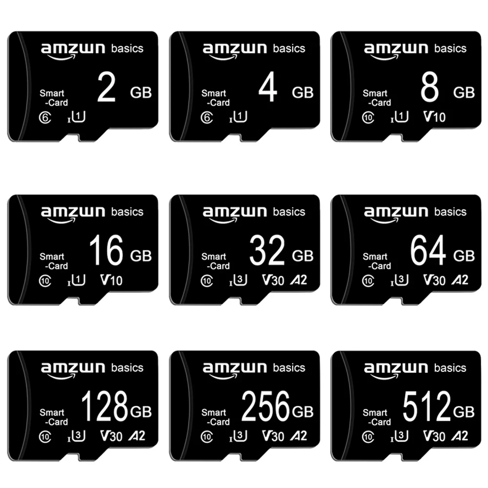 Micro Memory Card 2GB 4GB 8GB 16GB SD Card High Speed 32GB C10 TF Flash Card for Phone Monitoring Camera minisd 64GB 128GB 256GB