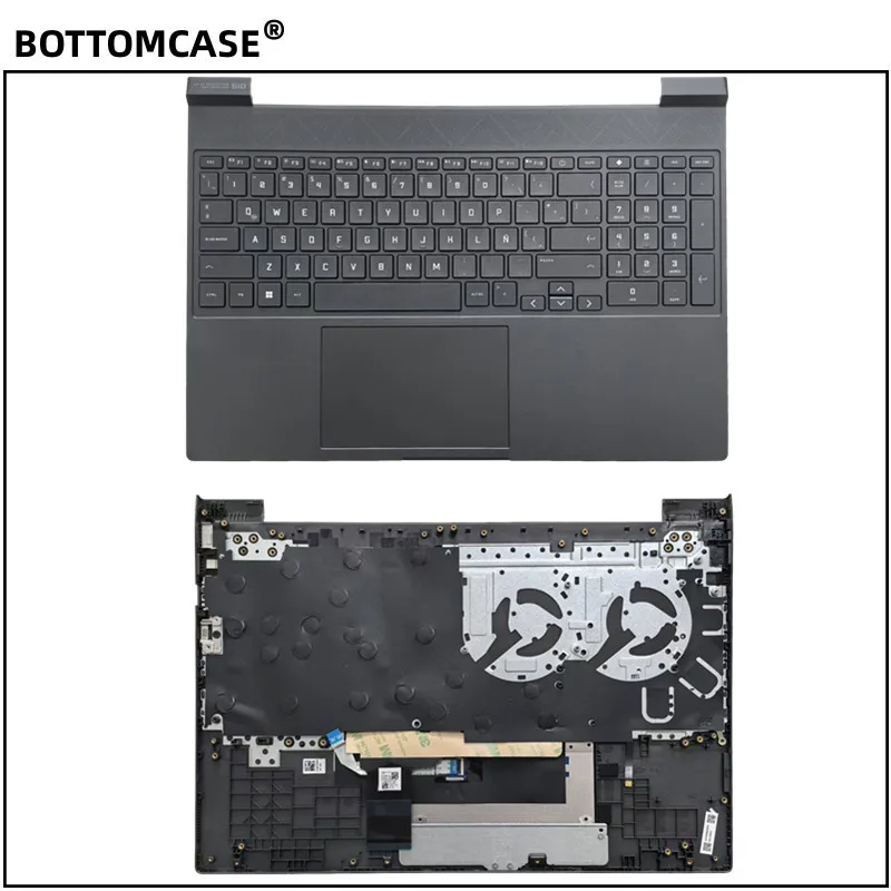 New For BOTTOMCASE® Victus 15-FA 15-FA0031D 15-EB TPN-Q278 Series Palmrest Upper Cover with backlit Keyboard N13298-001