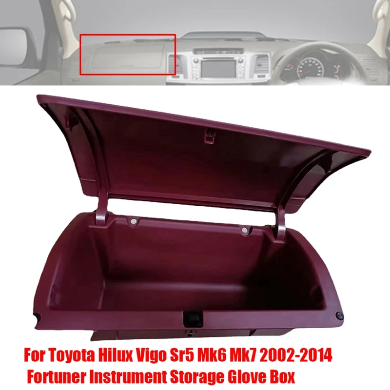 

Автомобильный ящик для хранения инструментов 55042-0K020 для Toyota Hilux Vigo Sr5 Mk6/7 02-14, детали, бокс для перчаток Fortuner Dash 554410K010, как показано на рисунке