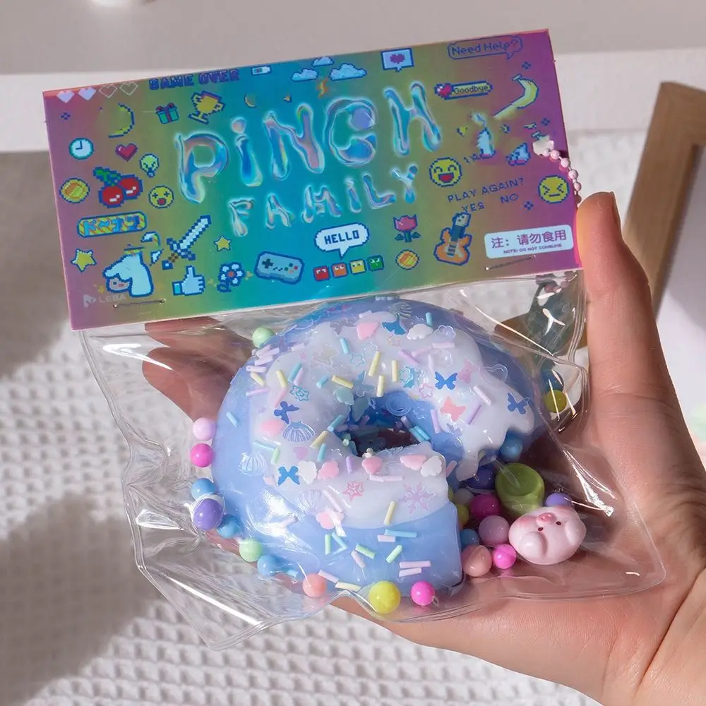 Criatividade gigante squeeze gap donut brinquedos macio pegajoso beliscar e descompressão brinquedo espremer brinquedo abreact alívio relaxar brinquedos