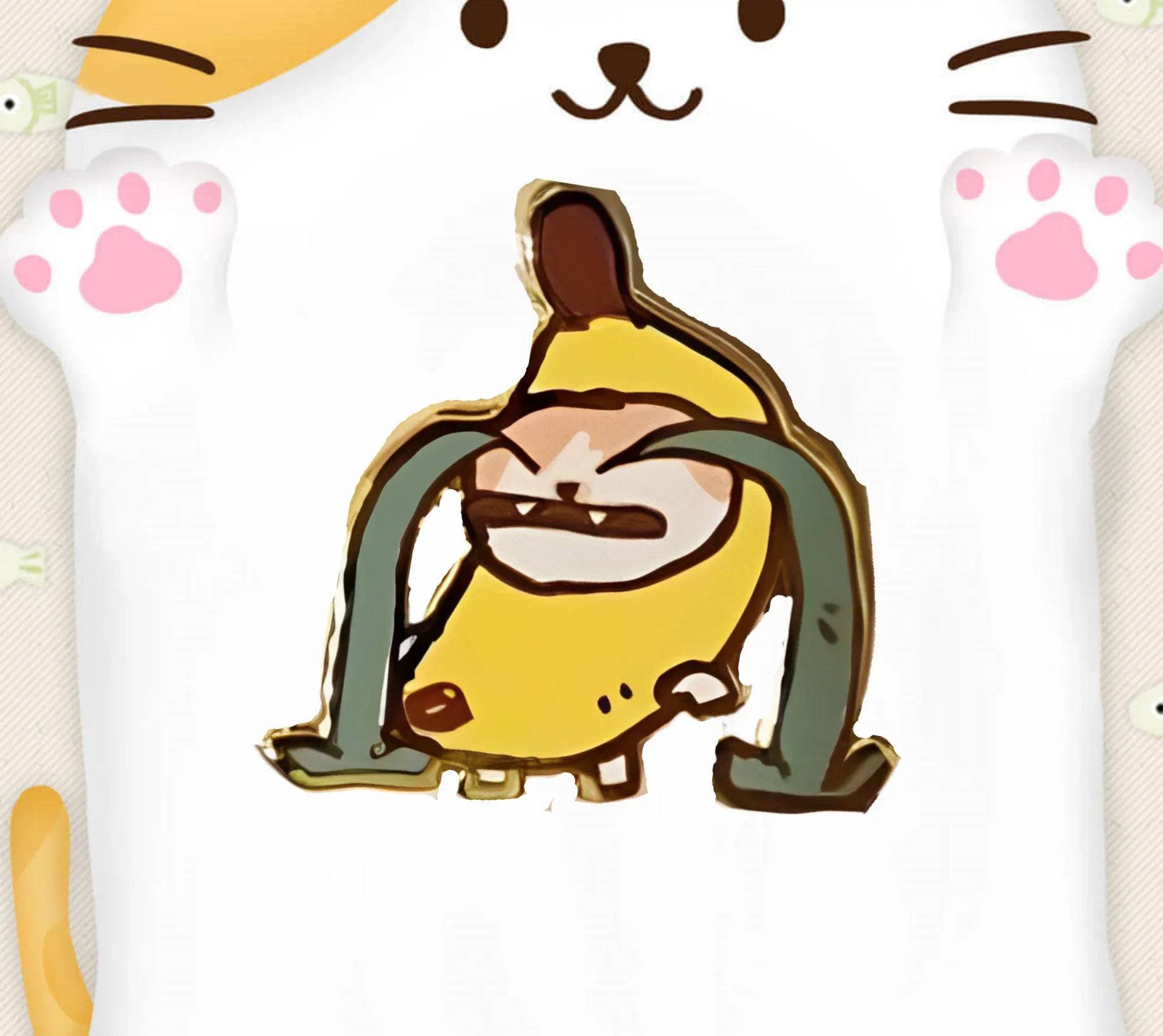 

meme cat Hard Enamel pin（It's not soft enamel）