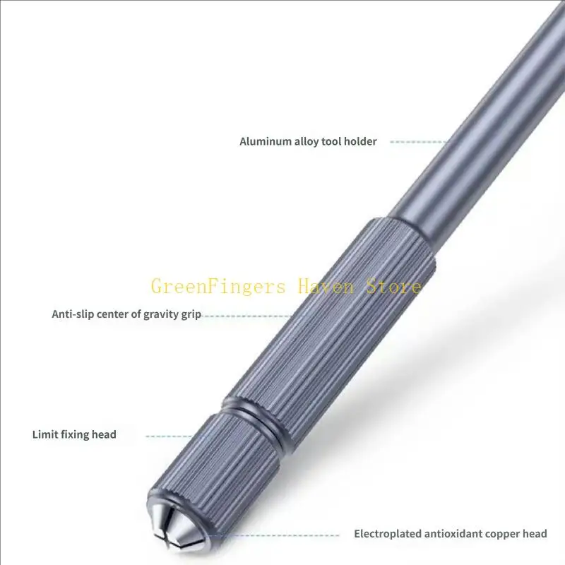 F68D Low Profile Aluminium Nonslip Carving Metal Cutter Chip IC Phone Repair Tool