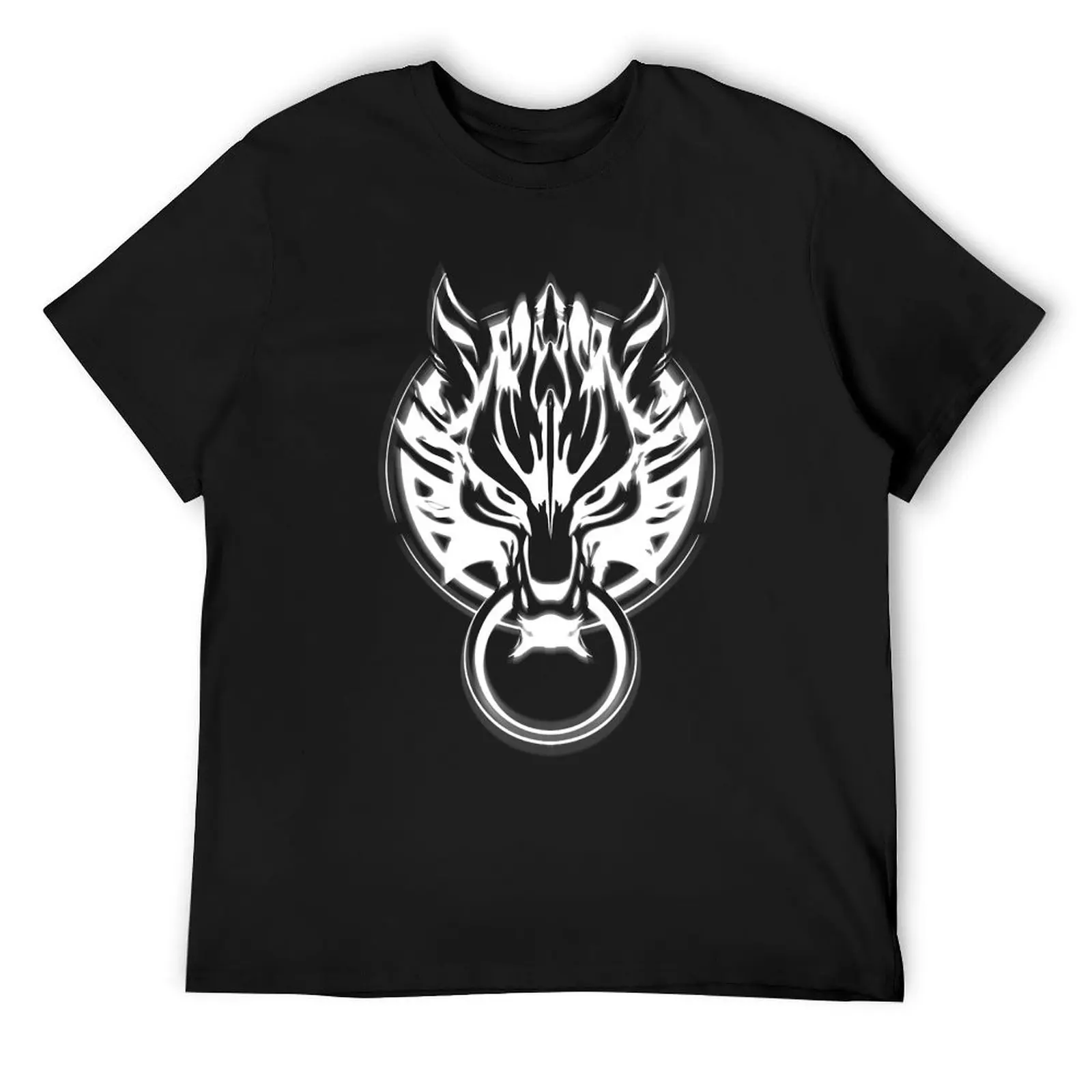 

Cloud Strife's Wolf Emblem (White) T-Shirt kawaii clothes summer shirt street wear mens t shirt graphic