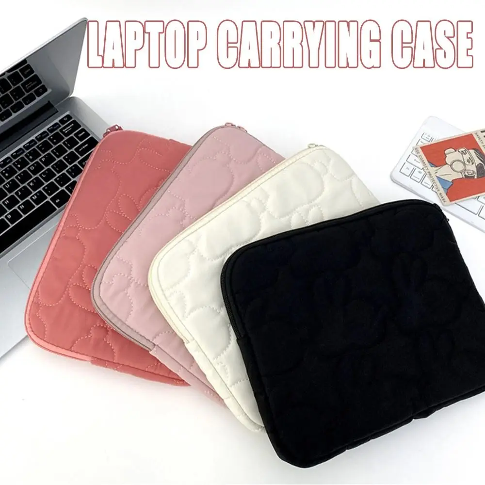 

Korean Style Laptop Briefcase Portable Rabbit Printed Computer Protective Case Cute Shockproof Laptop Carrying Case