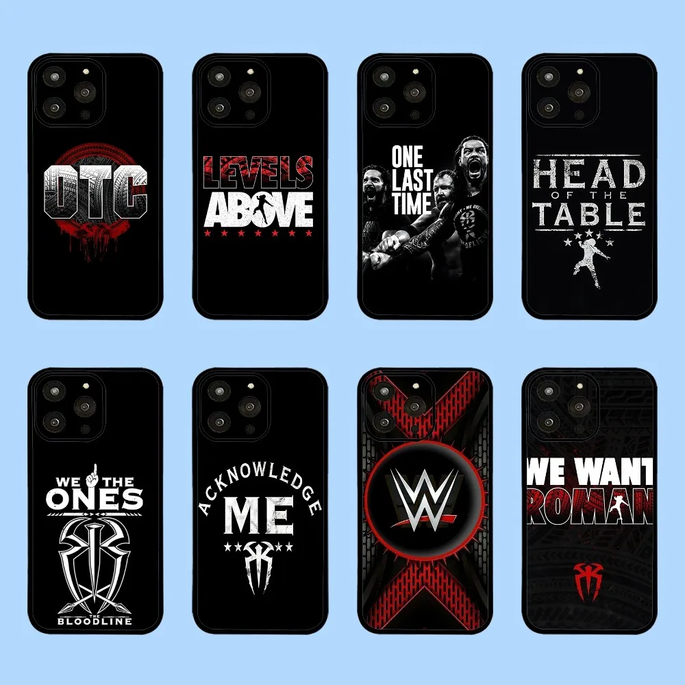 WWE The S-Shield Phone Case For Iphone 15 11 13 14 Pro Max 7 8 Plus X Xr Xs Max Se2020 12mini Cover Case