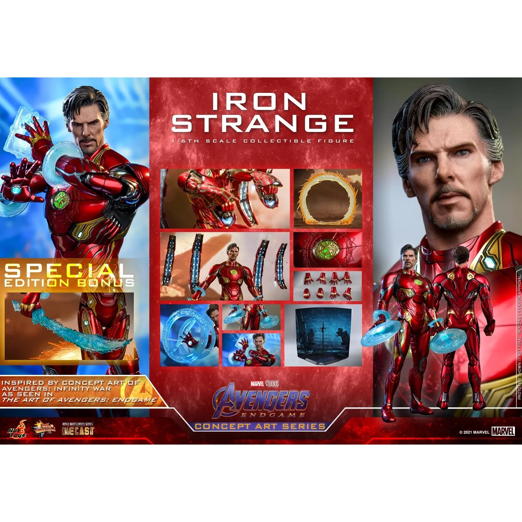 

100% Original Hottoys HT MMS606D41 Iron Strange Action Figures Model Toys Collectible