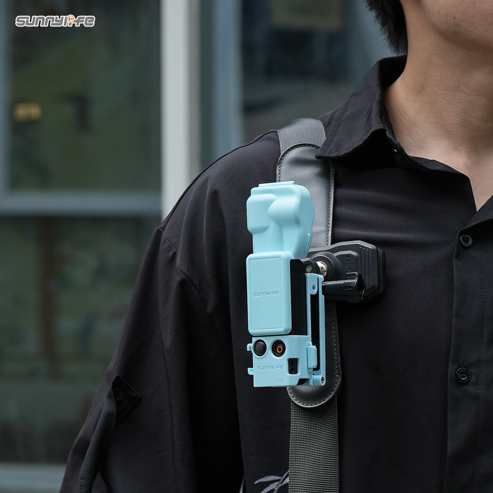 Magnetic Bracket for DJI Osmo Pocket 3 - Adjustable Angle Desktop Stand with Secure Magnetic Base, Black, Compatible with Multip