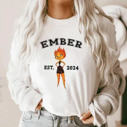 Ember Elemental Shirt Wade and Ember Shirt WDW Magic Kingdom Shirts Aesthetic Women Clothes Unisex Short Sleeves Top