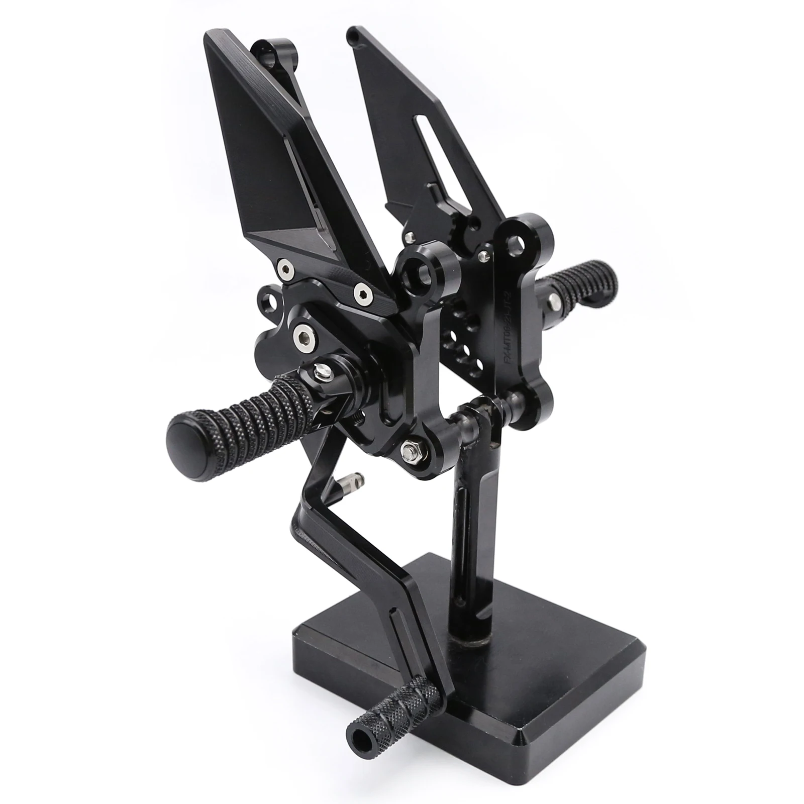 CNC Aluminum Motorcycle Rearset Footrest Footpeg For Yamaha MT-09 V3 FZ09 2021 2022 2023 2024