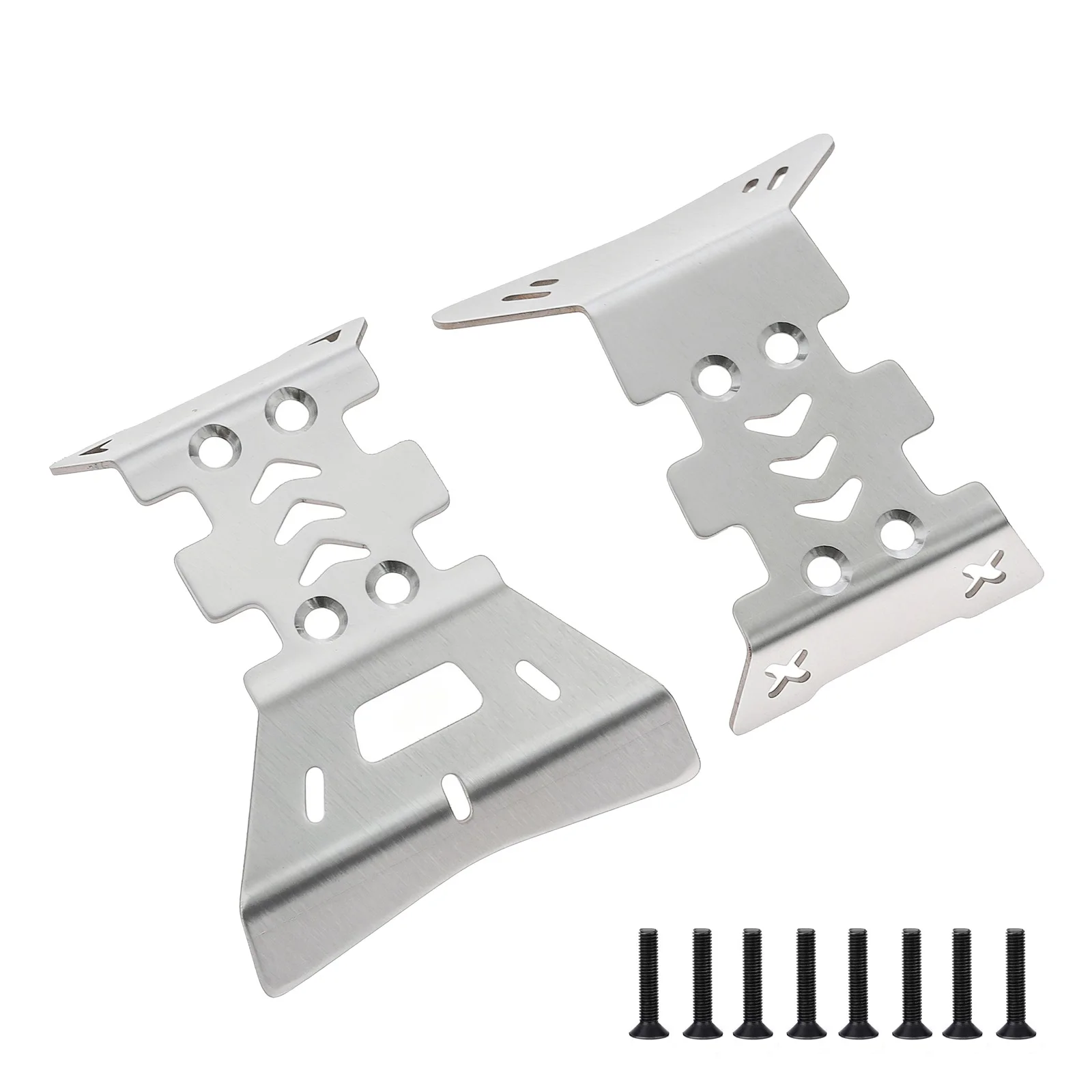 

Stainless Steel Chassis Armor Guard Protection Protector Skid Plate for ARRMA 1/16 Quake Grom 1/16 Gorgon Grom Upgrade Parts