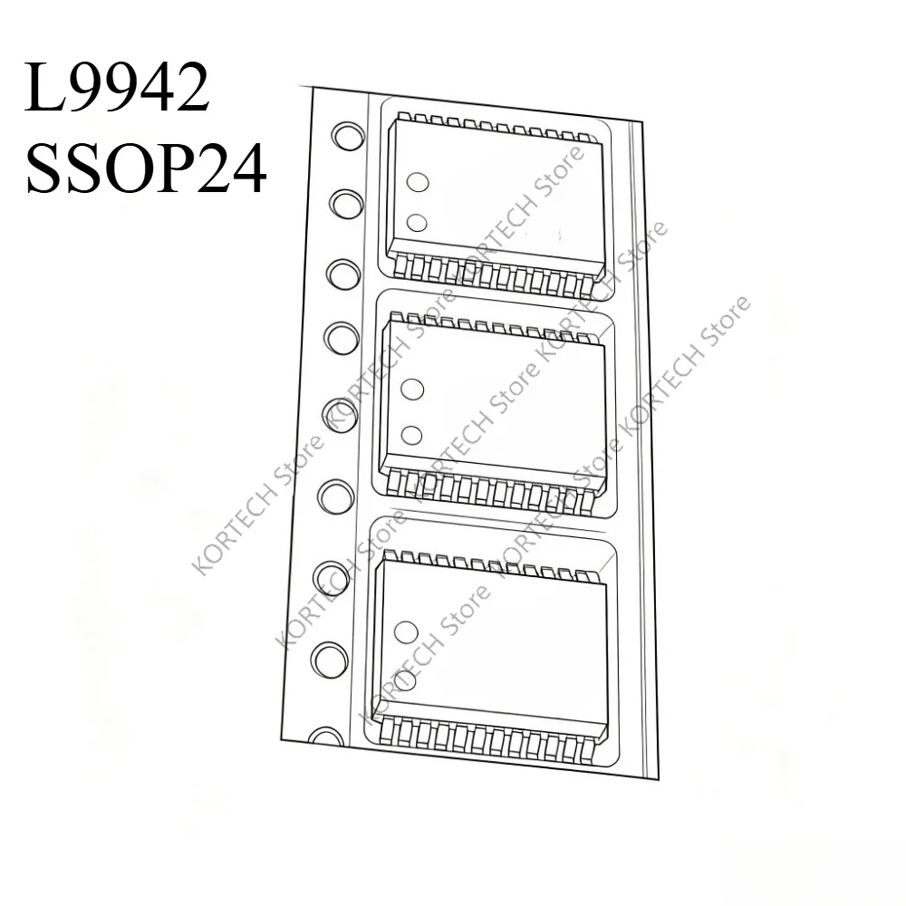 5PCS/Lot L9942XP L9942 SSOP24 Chip Use for Automotives BCM Car computer board drive power chip