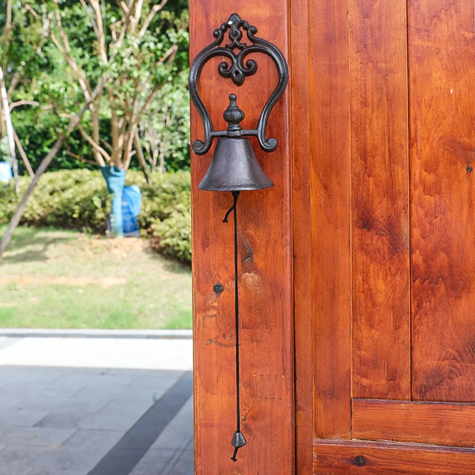 Scuotendo manualmente campanelli da parete campanelli da appendere a parete in ghisa per fattoria per cortile interno ed esterno