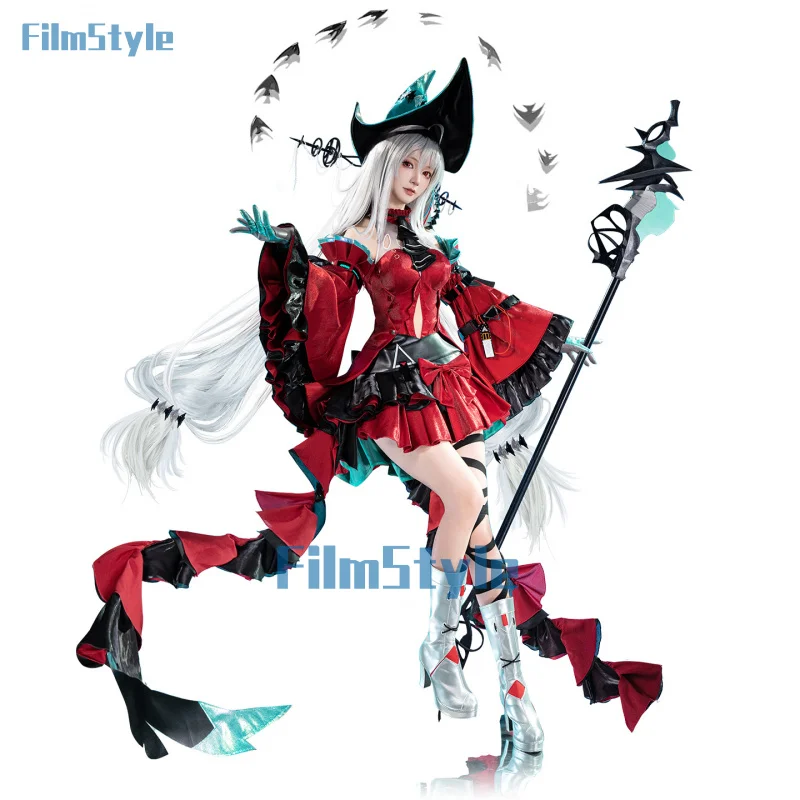 Arknights Skadi the Corrupting Heart Cosplay Costume Abyssal Hunters Uniform Halloween Carnival Party Clothing