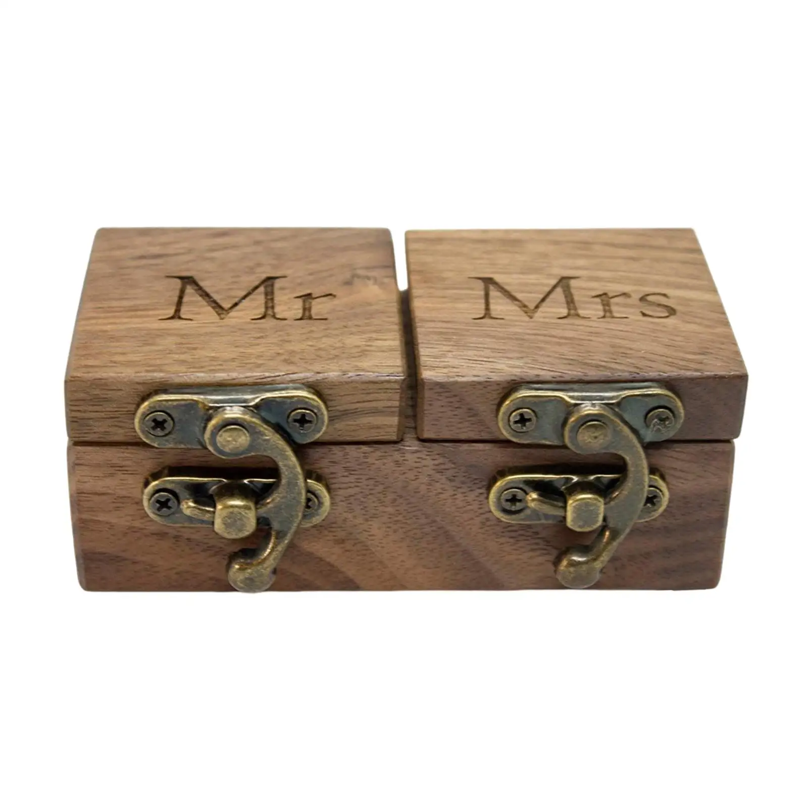 

Wood Jewelry Box Wedding Decorations Display Case Multipurpose for Ceremony