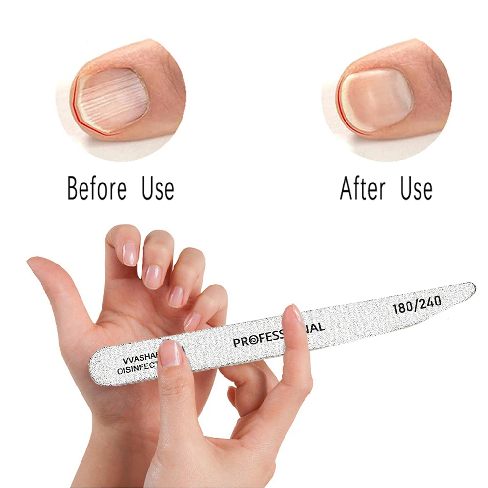 10/20 stücke Blake Professionelle Nagel Dateien 180/240 Schleifpapier UV Gel Polnischen Puffer Entferner Maniküre Pediküre Kunst Nagel Pflege werkzeug
