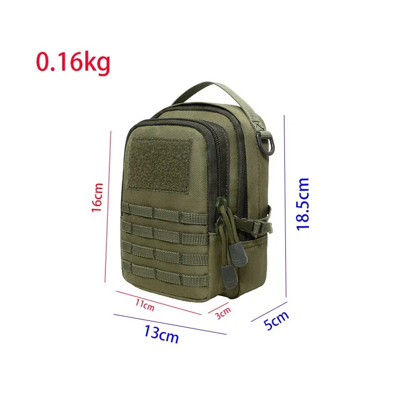 EDC Tactical Waist Pack Modular Molle Crossbody Utility Bag Outdoor Running Sport Gaming Essentials Military Gear Accessory Bags