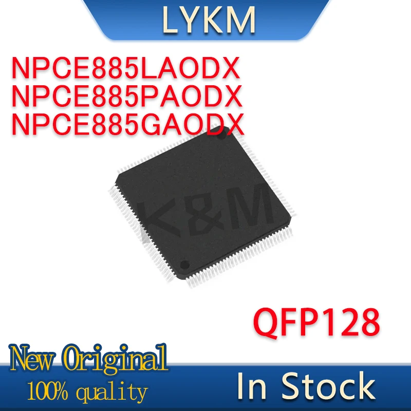 2/PCS New Original NPCE885LAODX NPCE885LA0DX NPCE885PAODX NPCE885PA0DX NPCE885GAODX NPCE885GA0DX QFP  In Stock