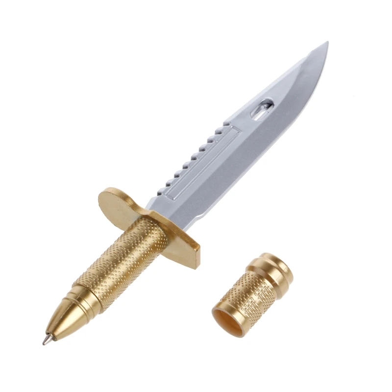 قلم حبر جاف على شكل سكين حبر أزرق أدوات كتابة مكتبية للمدرسة هدية