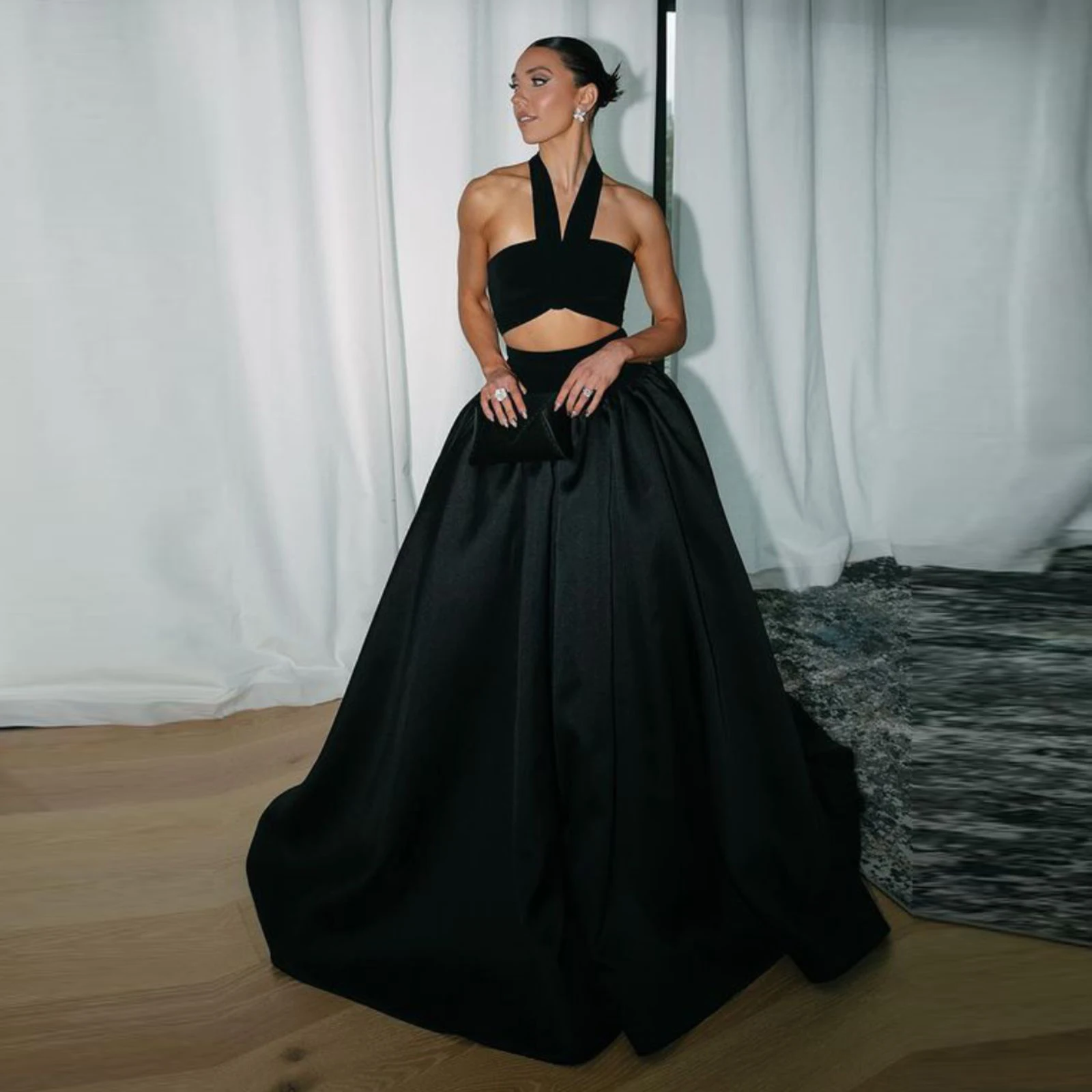

High End Black A-line Satin Prom Skirt Women Kleider High Waist Floor-Lengt Satins Party Skirts Long Elegant Evening Skirts 2026