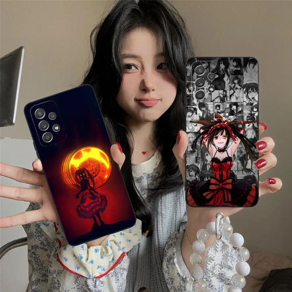 

Чехол для телефона Date a Live Kurumi Tokisaki для Samsung Galaxy M55 54 42 35 34 33 32 23 22 15 14 13 12 F55 5G Цветной защитный чехол