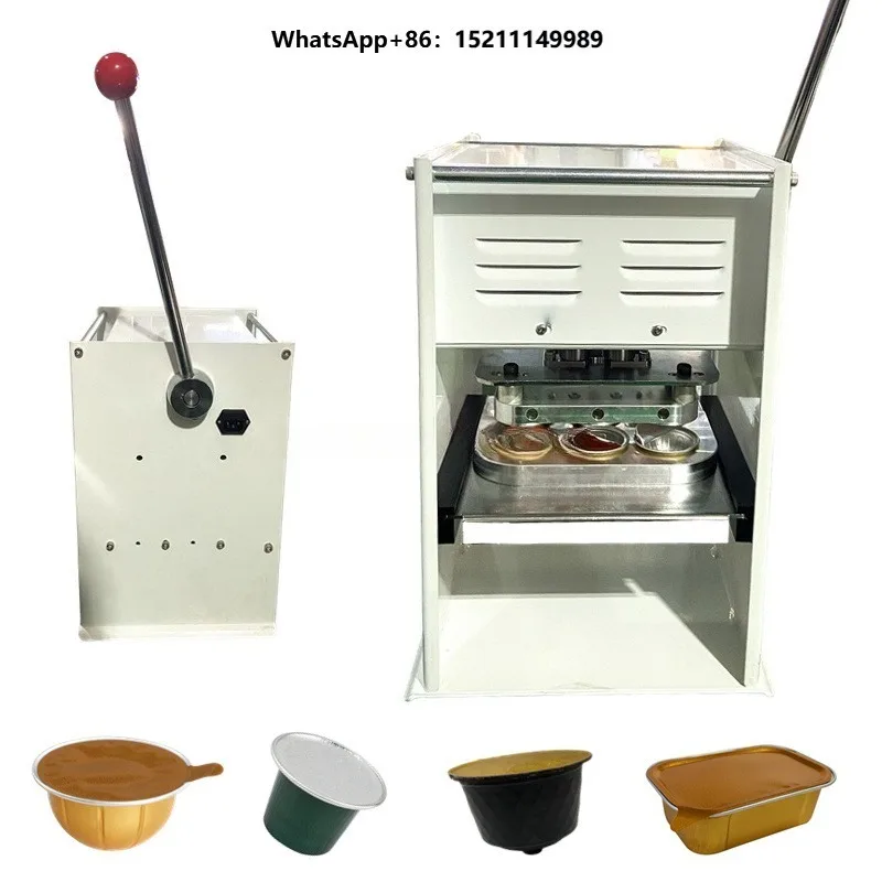 Manual/Automatic Electrical Capsule Cups Coffee Maker  Heat Sealing Machine  Powder Filled Easy Operation