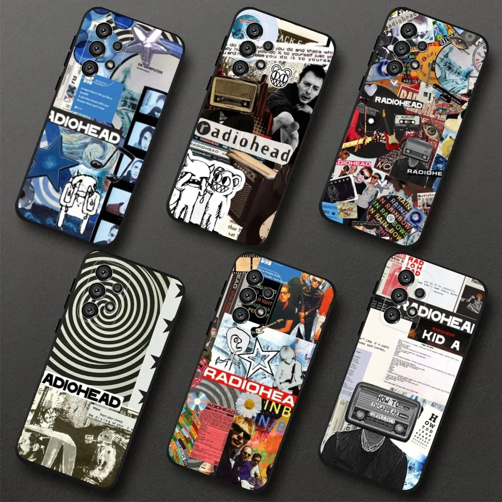 Rock Band R-Radiohead  Phone Case For Samsung Galaxy A20,A21s,A22,A31,A32,A52,A53,A72,73,A80,A91 Soft Black Cover