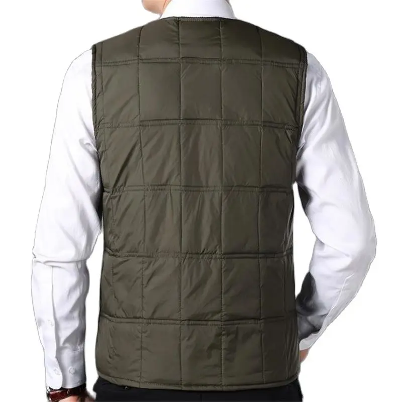 Doudoune Homme White Duck Down Jacket Vest Men Winter Coat Men Warm Sleeveless V-neck Down Lightweight Waistcoat Male Down Vest