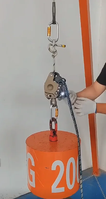 Nuevo modelo WK-01 Ascender y descensor de escalada eléctrico de 200KG, adecuado para limpieza de ventanas de construcción