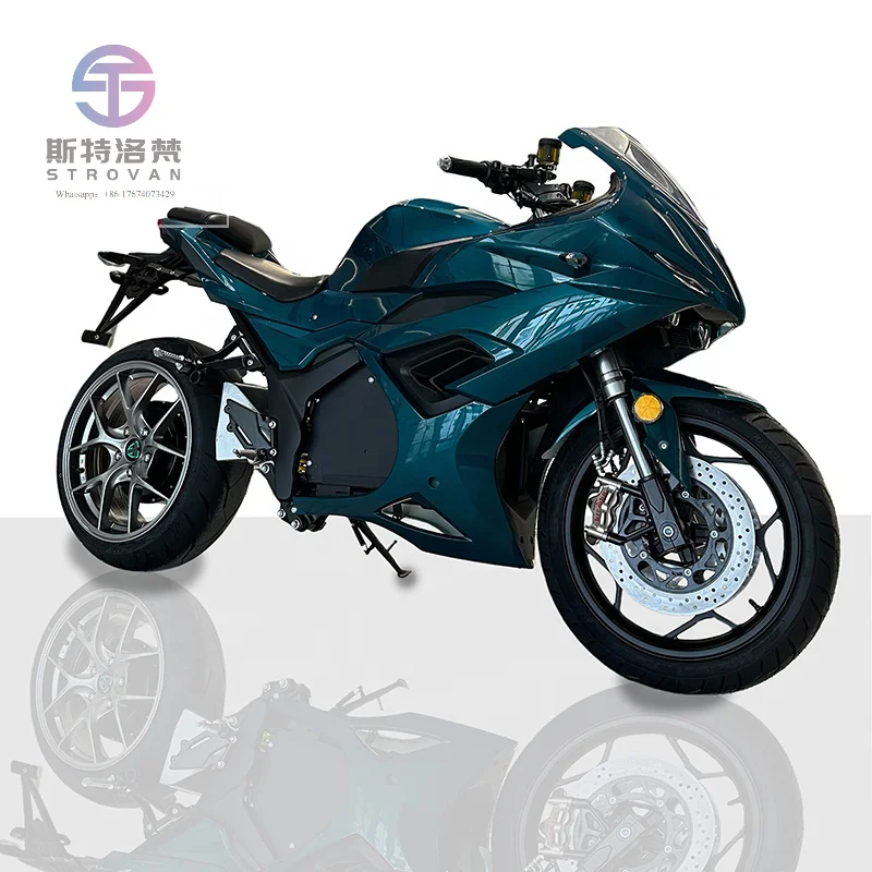 Super 160KM/H Racing Motorcycle New Design Model with High Power 72v Brushless Motor Top Speed Electric Motorbike