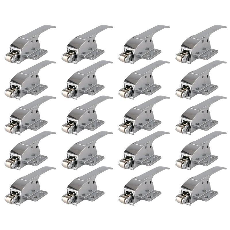 【NEW】20X Stainless Steel Spring Loaded Walk In Freezer Cooler Door Handle Latch