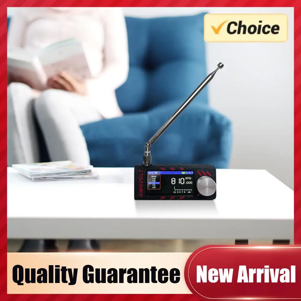 

Радиоприемник SI4732 0.5-108 МГц LSB USB AM/FM с антенной, миниатюрный карманный радиоприемник, вседиапазонный (КВ, СВ, МВ, УКВ)