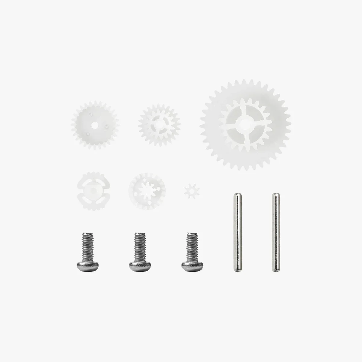 For Bambulab CyberBrick Single-Piece Differential Gear Set for 3D Printed Models 、1:48Single-axis Plastic Reduction Gear Kit