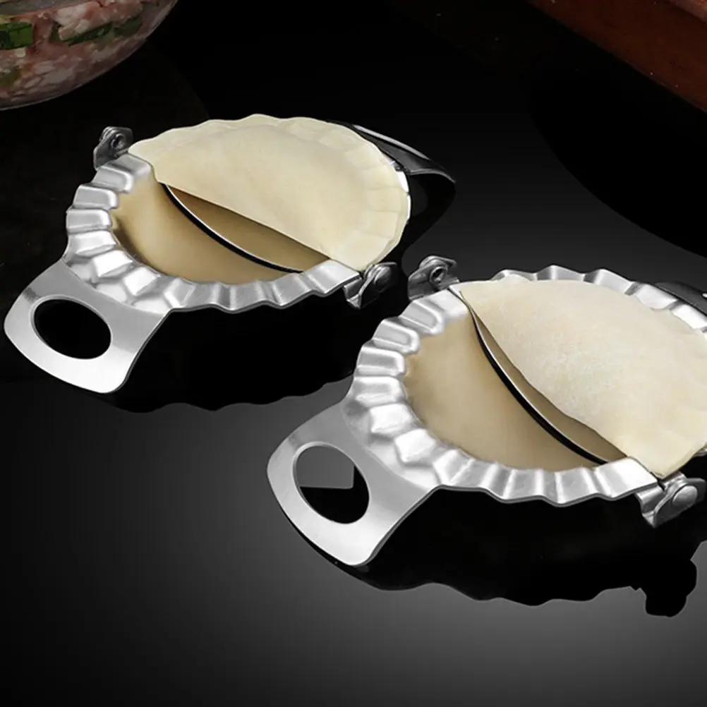 Stainless Steel Dumpling Mold Large Size Kitchen Tool for Home Dumpling Maker Ravioli Dough Press Dumplings Mold for Pierogi Pot