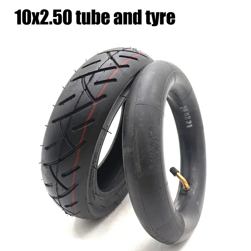 High quality10 inch Pneumatic10x2.50 Tire fits Electric Scooter Balance Drive Bicycle Tyre 10x2.5 inflatable  and inner tube