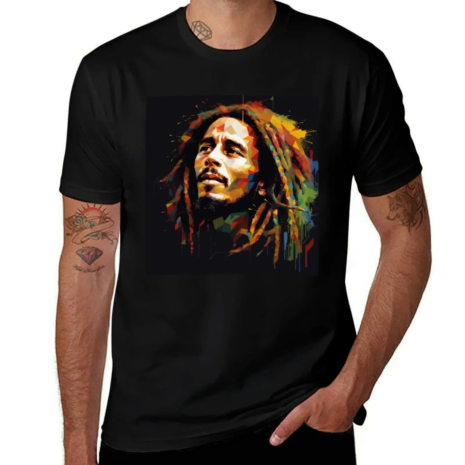 

Bob Marley Jamaican Reggae singer, guitarist, and songwriter. T-Shirt funny t shirts man man t shirt summer