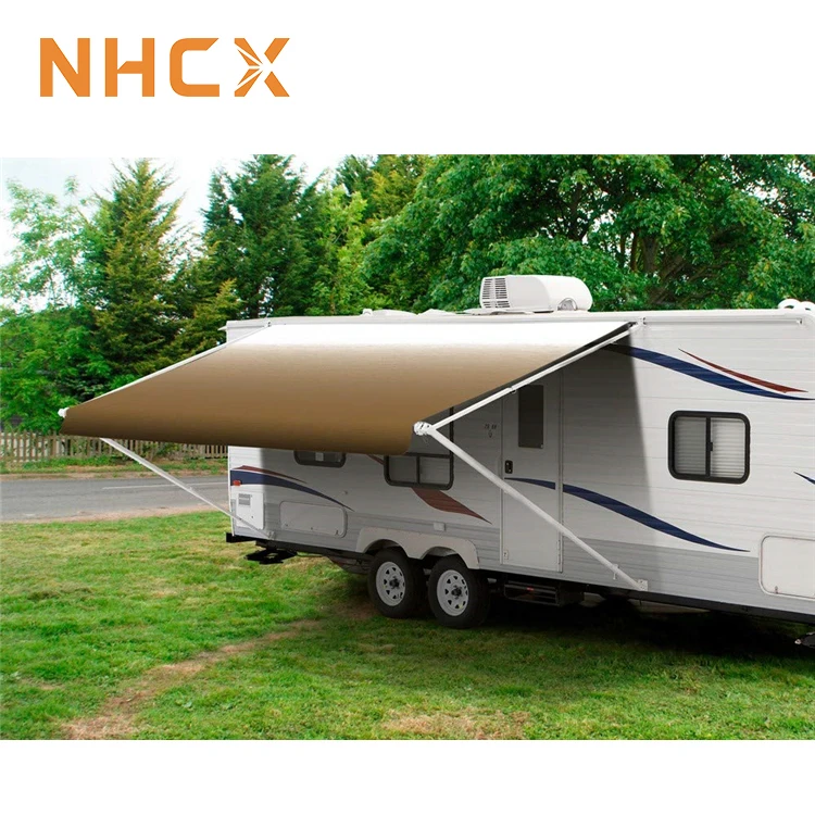 

NHCX Vinyl Trailer Motorhome Accessories Parts Replacement Waterproof Caravan Awning Rv Awning Fabric Customized Size