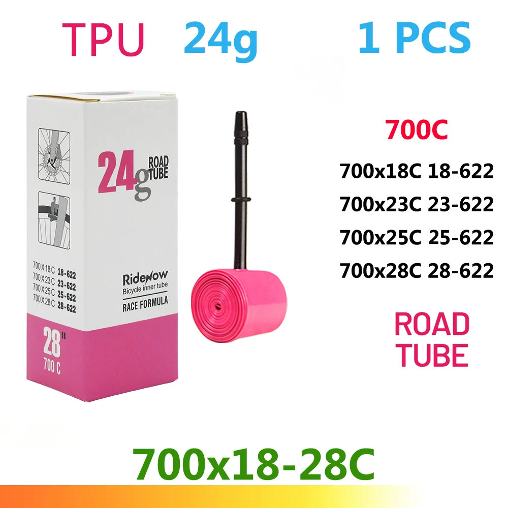RideNow TPU Fiets Binnenband 700C 700x18 23 25 28 32 35 37 40 47C Road Fietsband MTB Fiets Camera 29x1.5 1.75 1.9 pneu aro