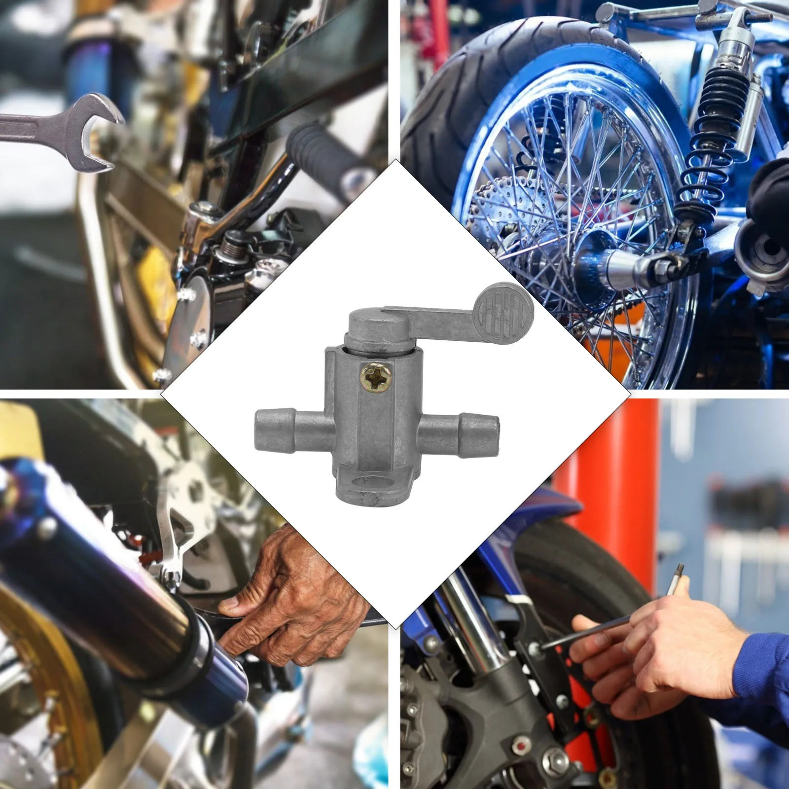 

5Pcs Motorbike Switch Durable Wear Resistant Simple Classic Design Easy Installation Fits Original Parts